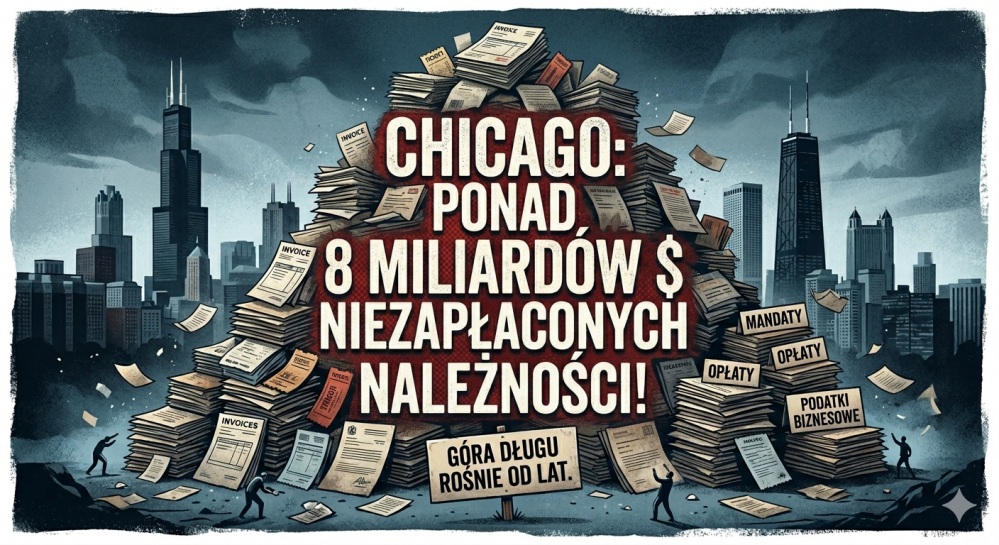 Chicago ma problem z długami: ponad 8 miliardów dolarów do odzyskania