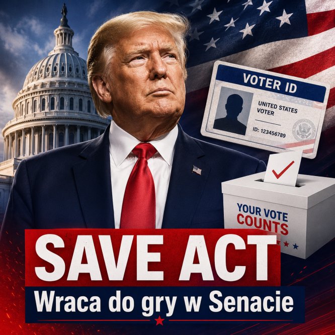 Ustawa Trumpa SAVE America Act wraca do gry w Senacie