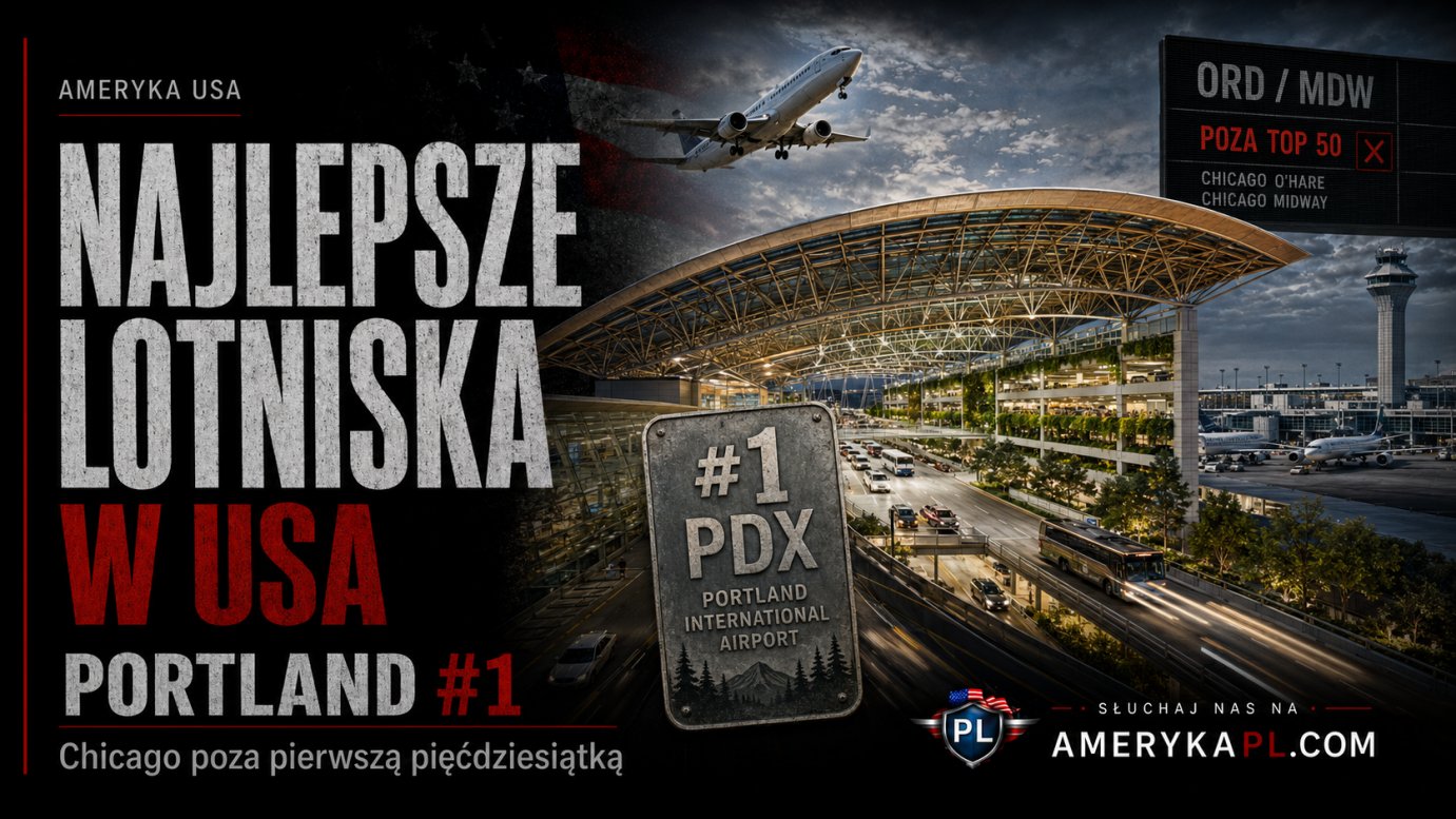 Najlepsze lotniska w USA. Portland na szczycie, Chicago poza pierwszą pięćdziesiątką