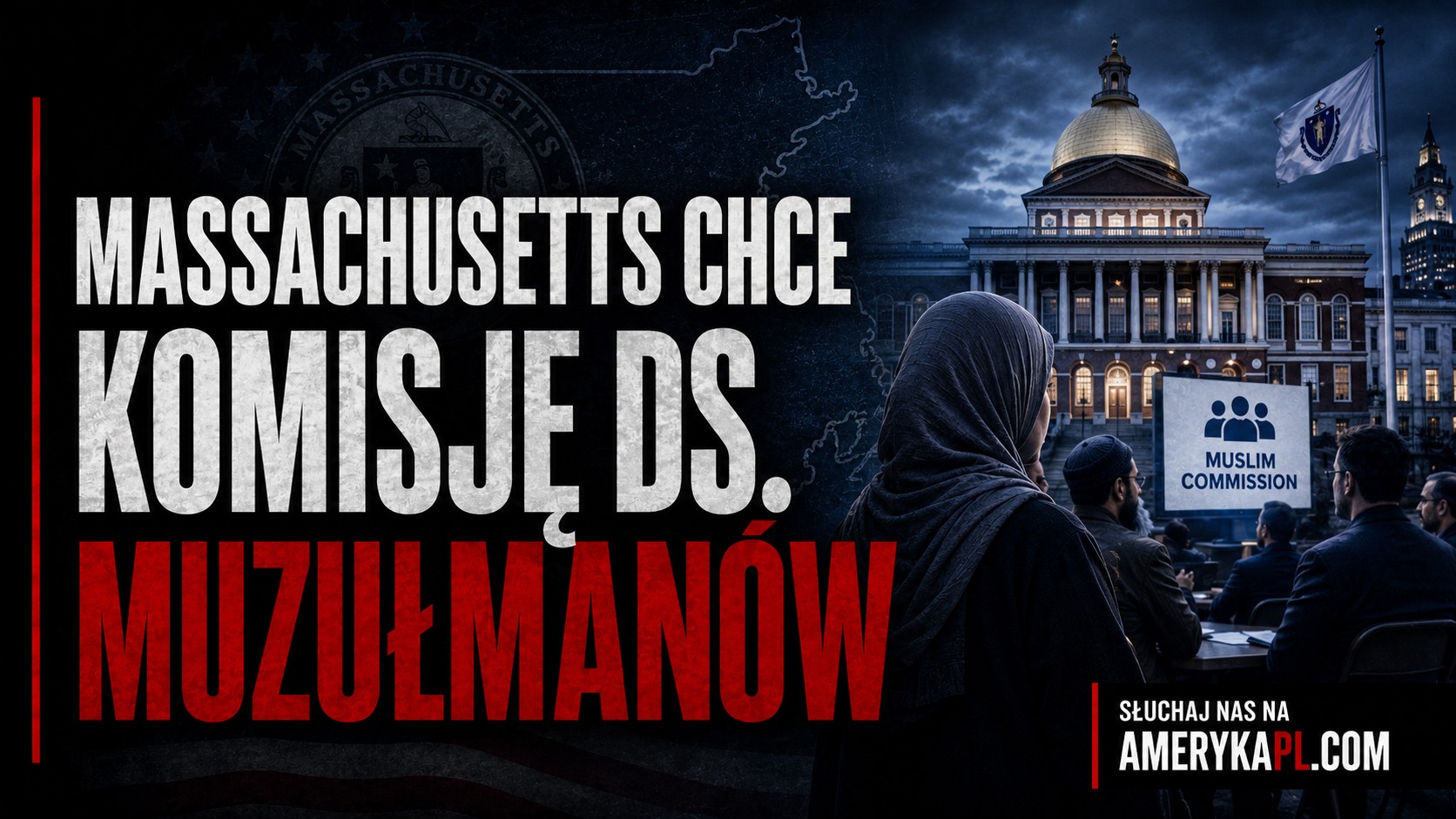 Massachusetts chce powołać komisję ds. muzułmanów