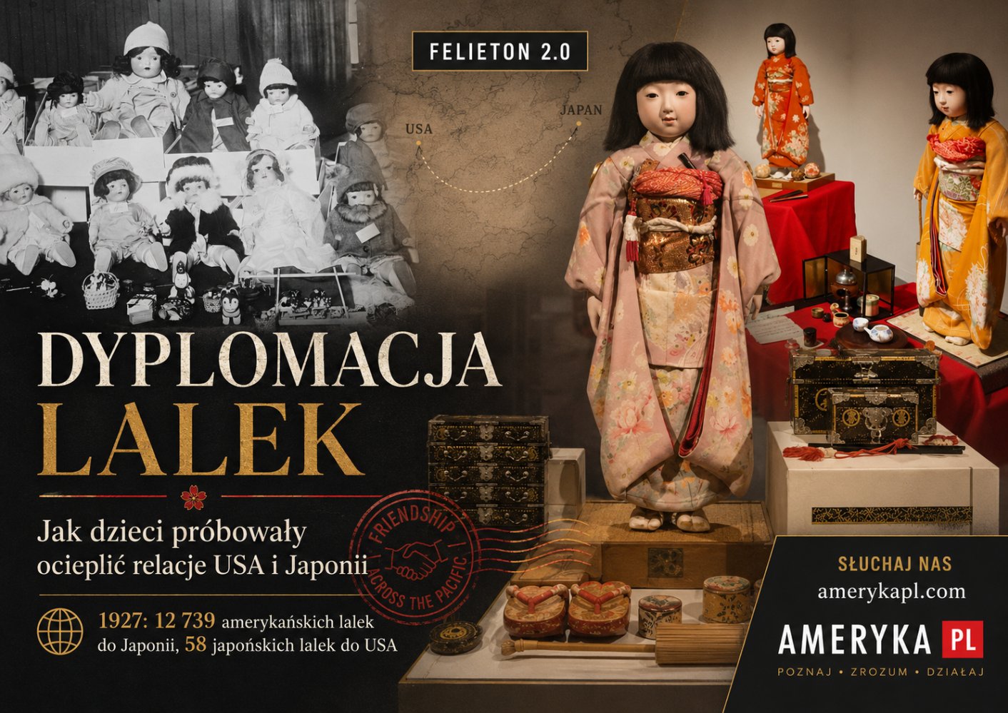 Dyplomacja lalek. Gdy Ameryka i Japonia próbowały uratować pokój dziecięcym gestem.