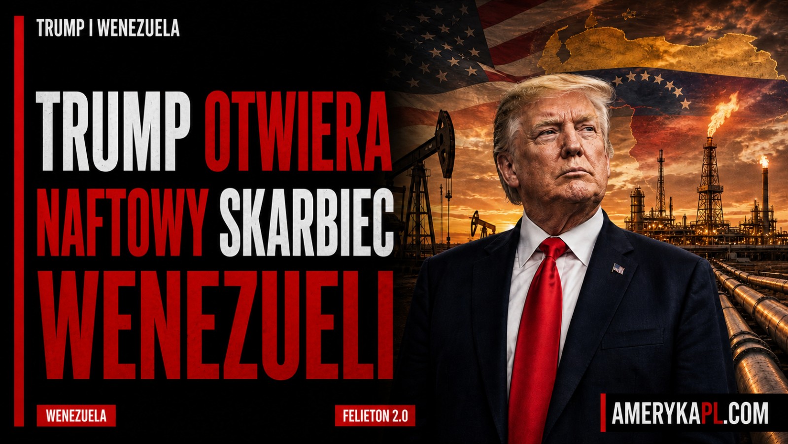 Trump otwiera naftowy skarbiec Wenezueli