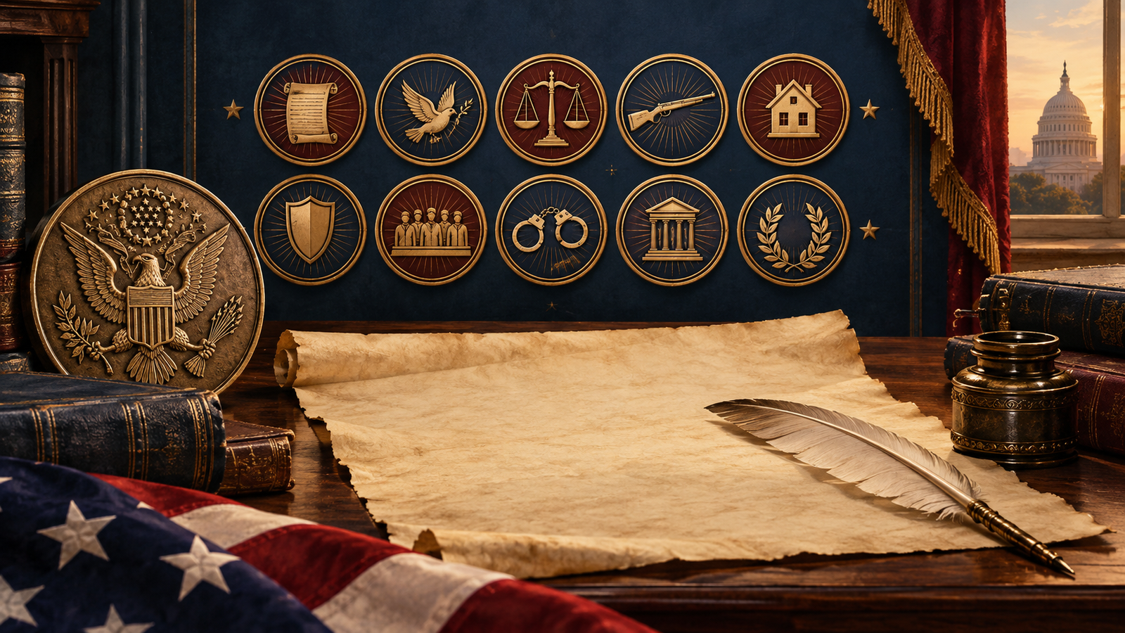 Poprawki do Konstytucji USA i Bill of Rights: jak działa zmiana Konstytucji — ilustracja