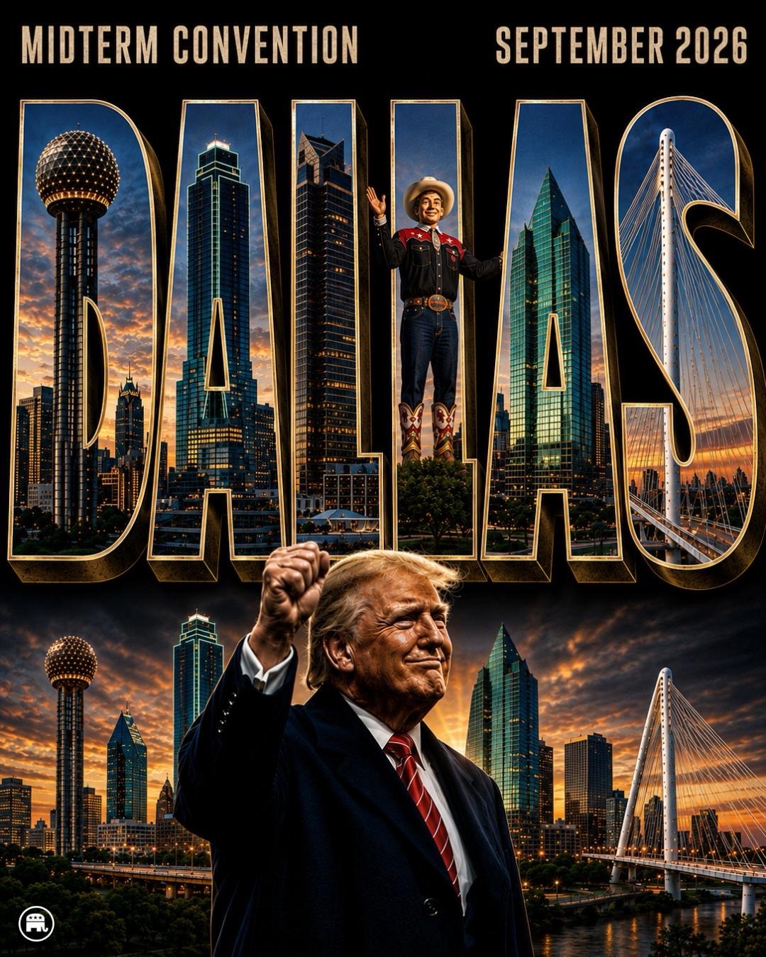 Donald Trump - Republican Midterm Convention Dallas 2026