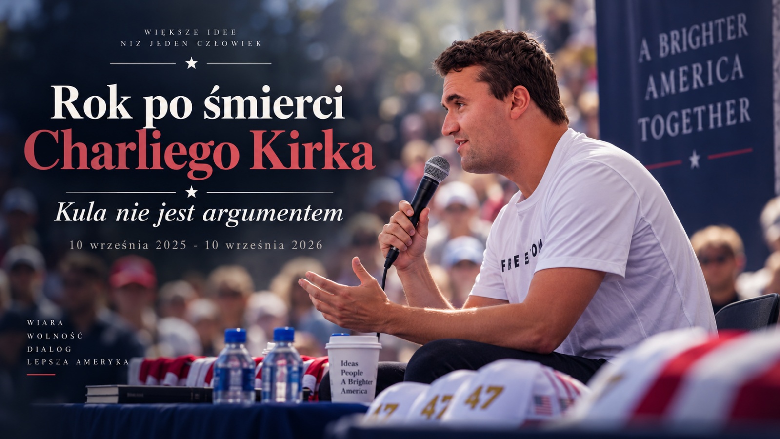 Kula nie jest argumentem. Rok po zamordowaniu Charliego Kirka