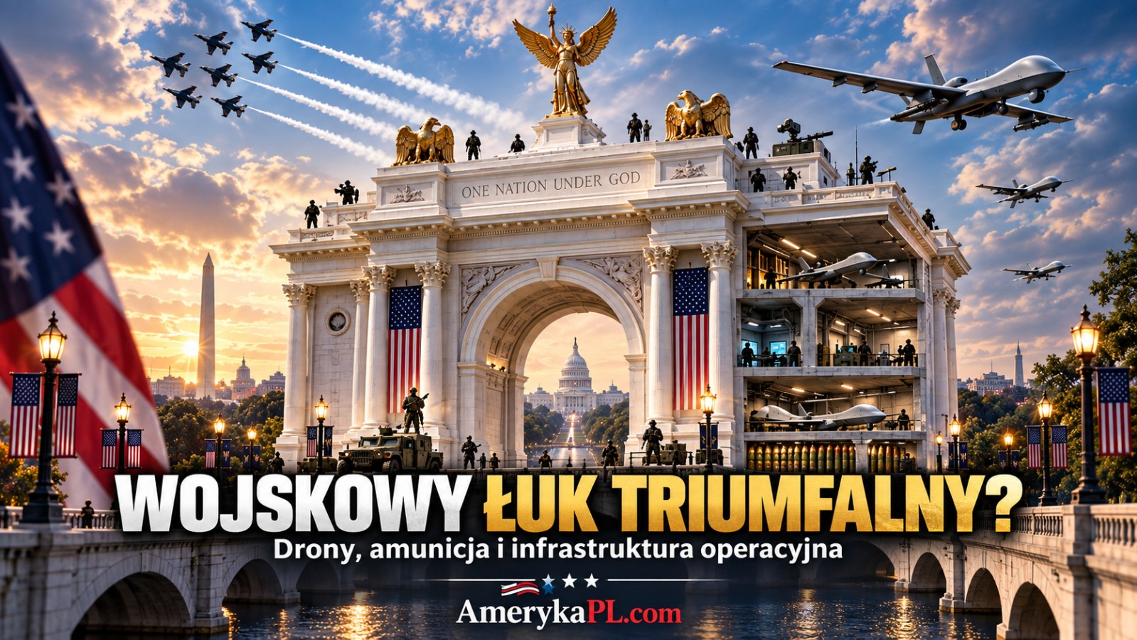 Trump chce połączyć łuk triumfalny z funkcją wojskową