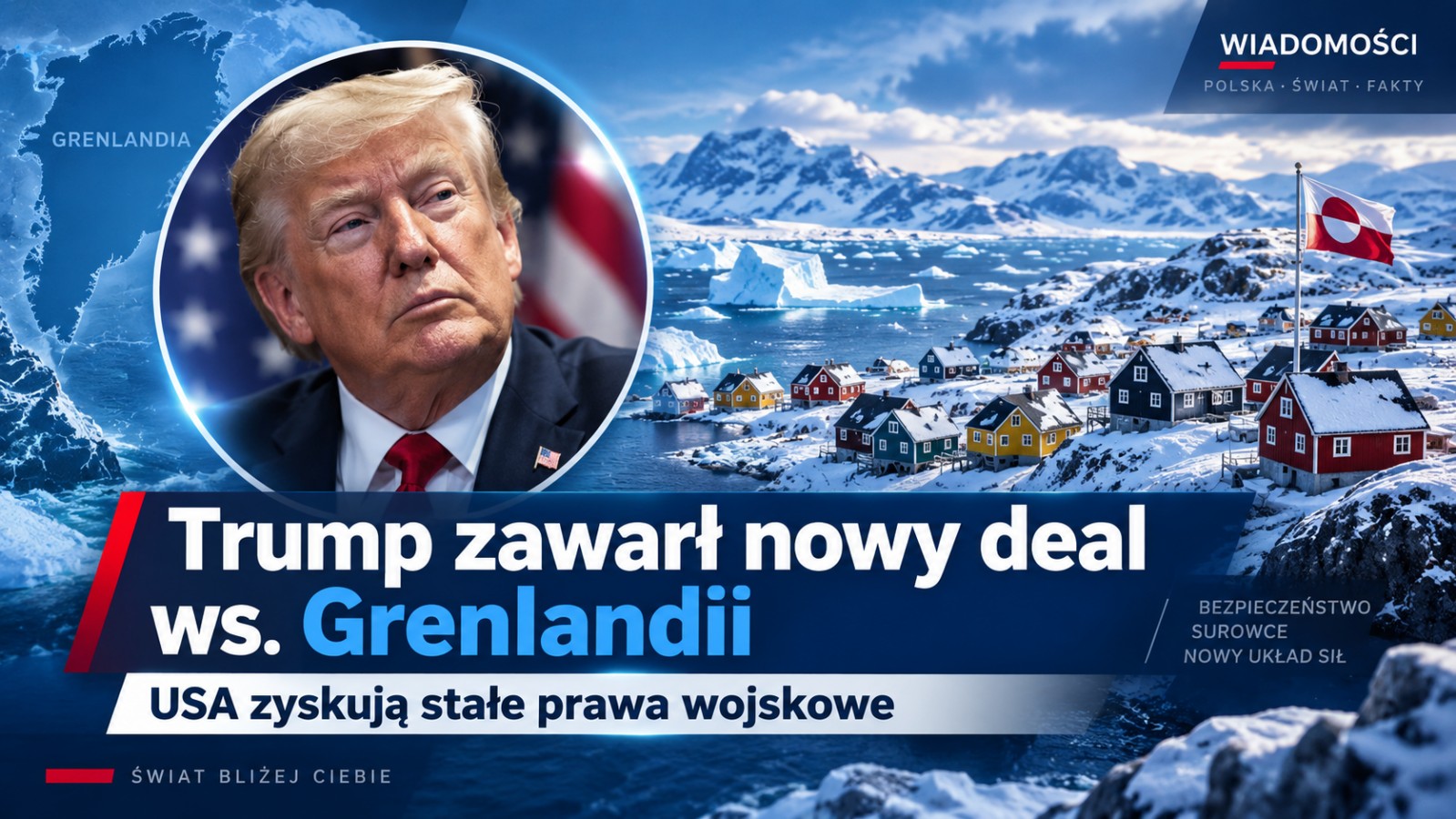 Trump i Grenlandia. Nowy deal USA zmienia zasady gry w Arktyce