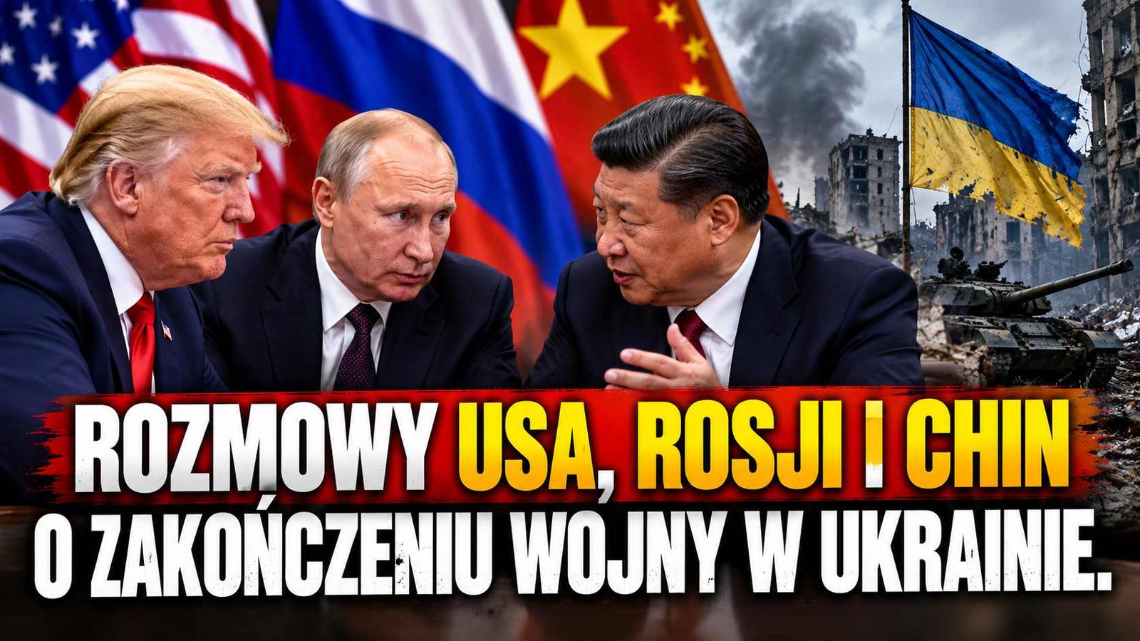 Pojawił się pomysł rozmów USA, Rosji i Chin o zakończeniu wojny w Ukrainie. Bez udziału Kijowa i Europy.