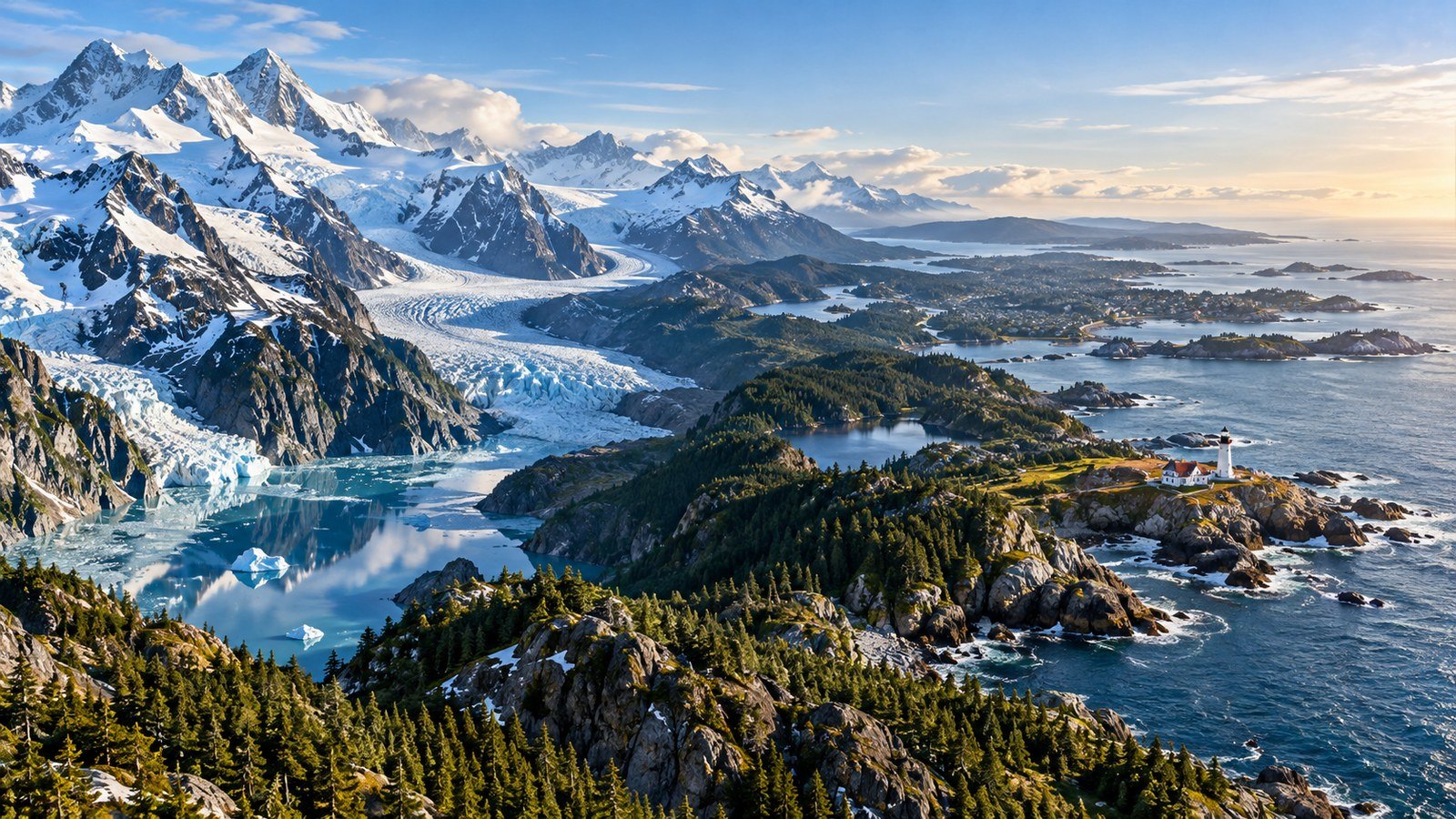 Największy i najmniejszy stan USA – Alaska kontra Rhode Island