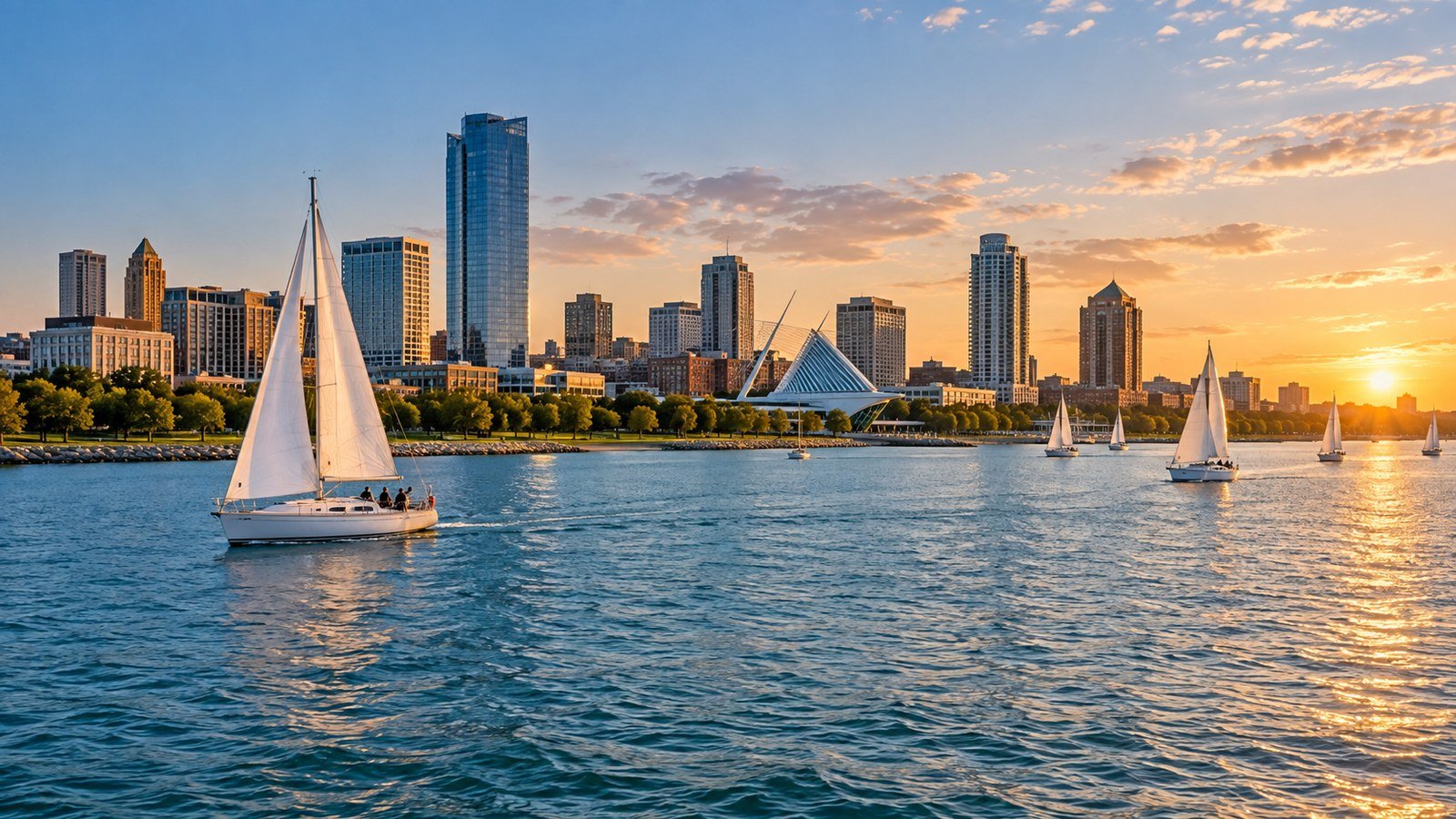 Wisconsin – jeziora, Milwaukee, Madison i polskie ślady