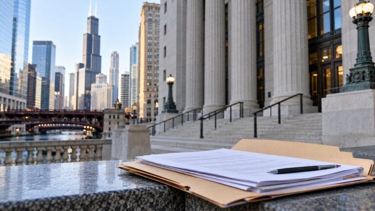 Sąd federalny w Chicago i dokumenty dotyczące postępowania imigracyjnego