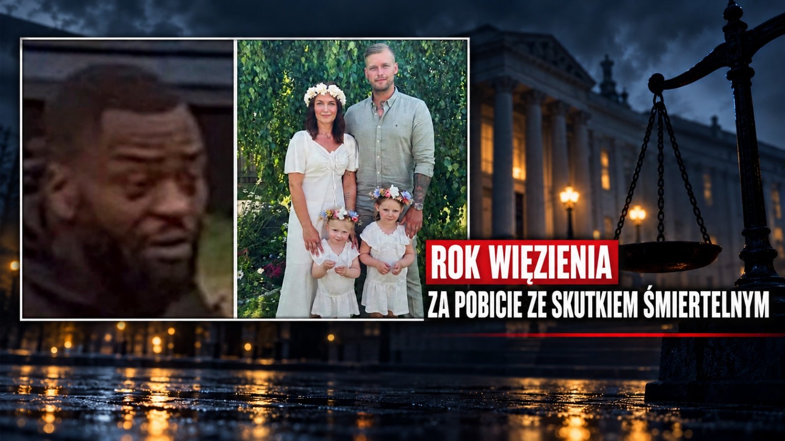 Dania: rok więzienia za śmierć człowieka