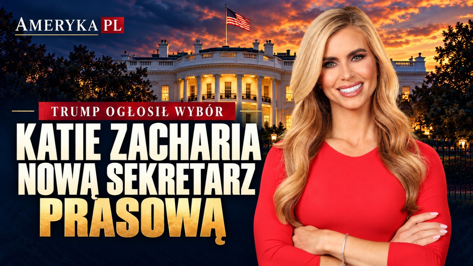 Katie Zacharia nową sekretarz prasową Białego Domu