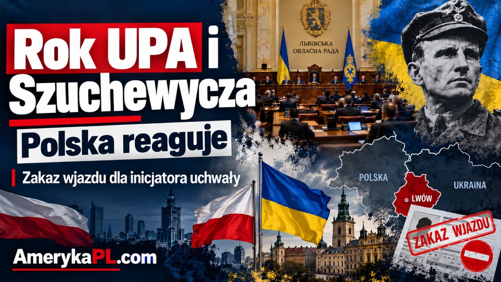 Rok UPA i Szuchewycza na Ukrainie. Polska reaguje, inicjator z pięcioletnim zakazem wjazdu